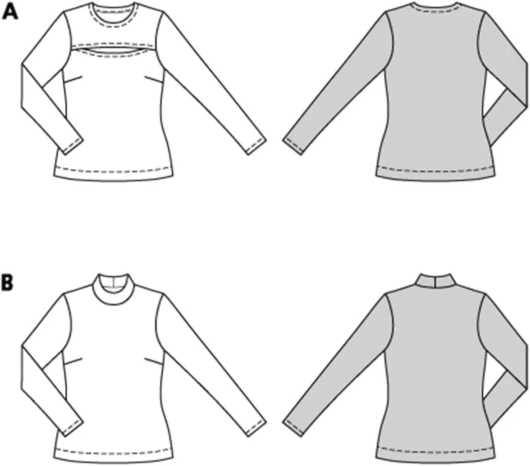 الگوی خیاطی پیراهن آستین بلند زنانه پایه بردا استایل شماره 5717 سایز 36-48