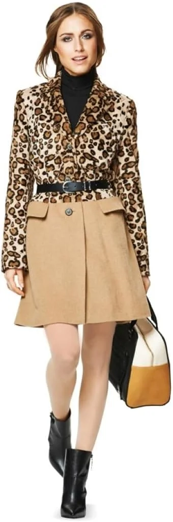 الگوی خیاطی کت و ژاکت بوردا استایل 6845 الگوی خیاطی کت و ژاکت بوردا استایل 6845