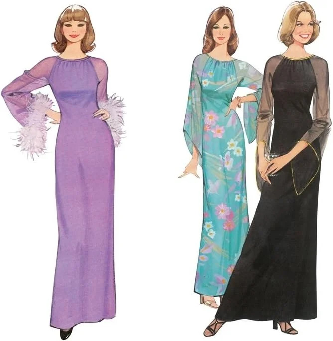 الگوی خیاطی لباس مجلسی سبک وینتیج بوردا 6892 از بوردا