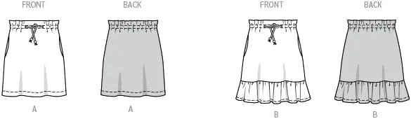 الگوی خیاطی دامن کوتاه بچگانه آسان دوز بردا استایل X09210BURDA، کد طراحی B9210، سایز 4-11 (104-146) الگوی خیاطی دامن کوتاه بچگانه آسان دوز بردا استایل X09210BURDA، کد طراحی B9210، سایز 4-11 (104-146)