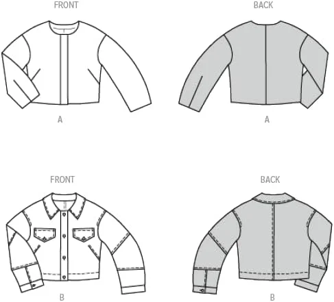 الگوی خیاطی ژاکت زنانه Burda Style X05711BURDA، کد طراحی B5711، سایزهای 10-22 (36-48) الگوی خیاطی ژاکت زنانه Burda Style X05711BURDA، کد طراحی B5711، سایزهای 10-22 (36-48)