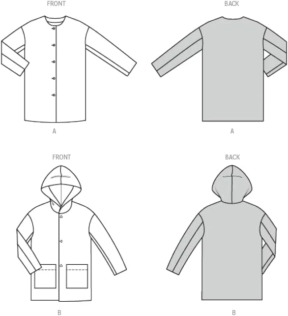 الگوی خیاطی آسان برای دوخت کت بچگانه Burda Style X09207BURDA، کد طراحی B9207، سایزهای 4-11 (104-146) الگوی خیاطی آسان برای دوخت کت بچگانه Burda Style X09207BURDA، کد طراحی B9207، سایزهای 4-11 (104-146)