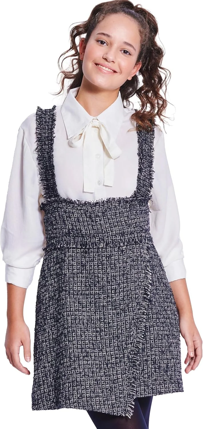 الگوی خیاطی آسان لباس و دامن توئید بچگانه Burda Style X09198BURDA، کد طراحی B9198، سایزهای 10-16 (140-176) الگوی خیاطی آسان لباس و دامن توئید بچگانه Burda Style X09198BURDA، کد طراحی B9198، سایزهای 10-16 (140-176)