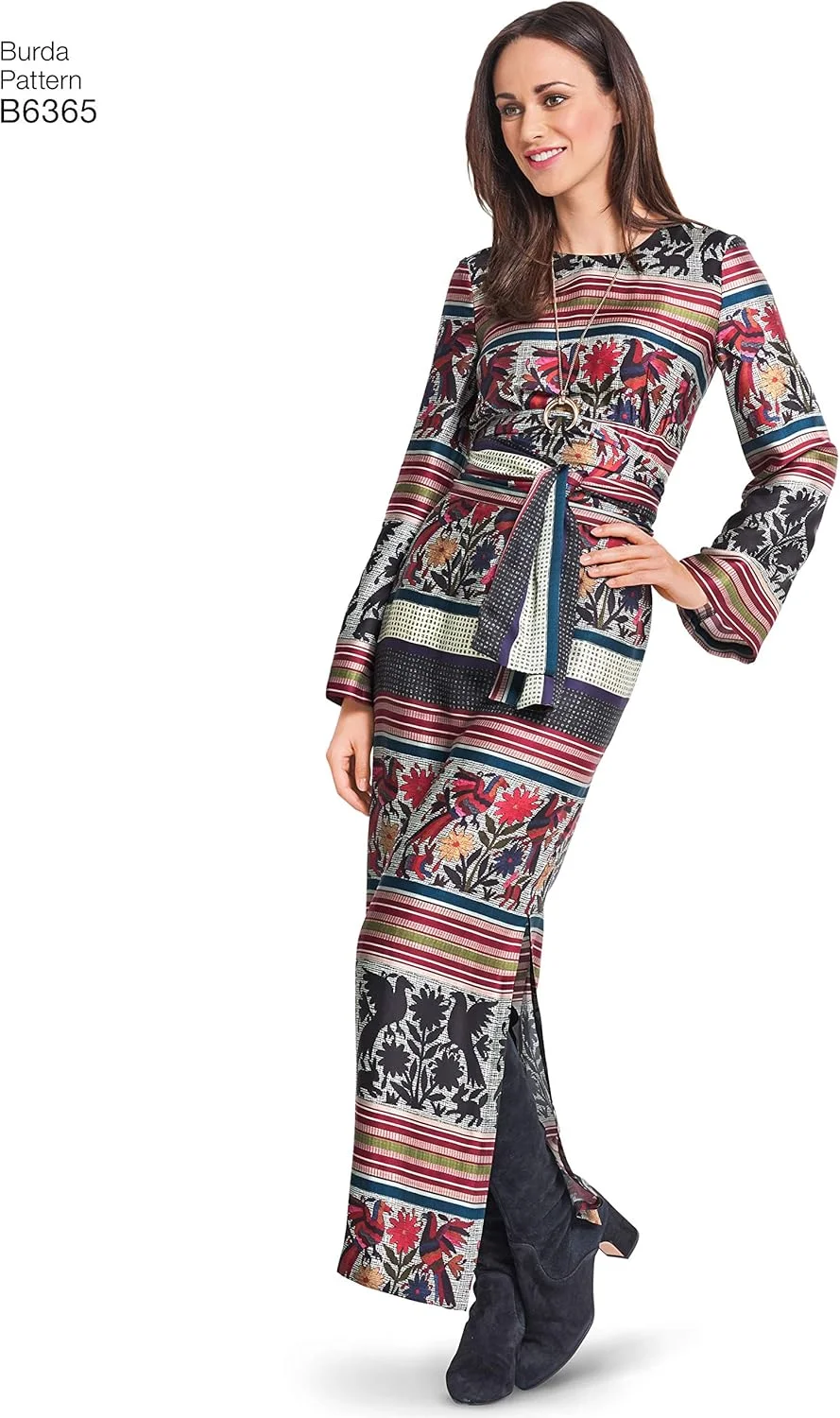 الگوی خیاطی بوردا استایل B6365 - لباس زنانه، A(10-12-14-16-18-20) الگوی خیاطی بوردا استایل B6365 - لباس زنانه، A(10-12-14-16-18-20)