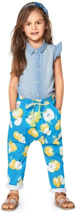 الگوی خیاطی Burda Style B9342 - شلوار کمر کش بچه گانه، A(2-3-4-5-6-7)