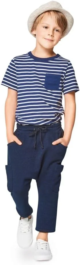 الگوی خیاطی Burda Style B9342 - شلوار کمر کش بچه گانه، A(2-3-4-5-6-7)