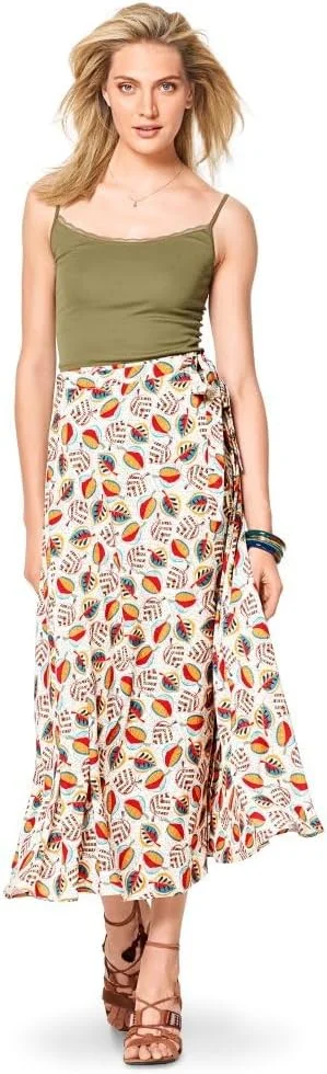 الگوی خیاطی بوردا 6340 دامن [سایز زنانه 8-10] خیاطی خودتان مبتدیان [L1]