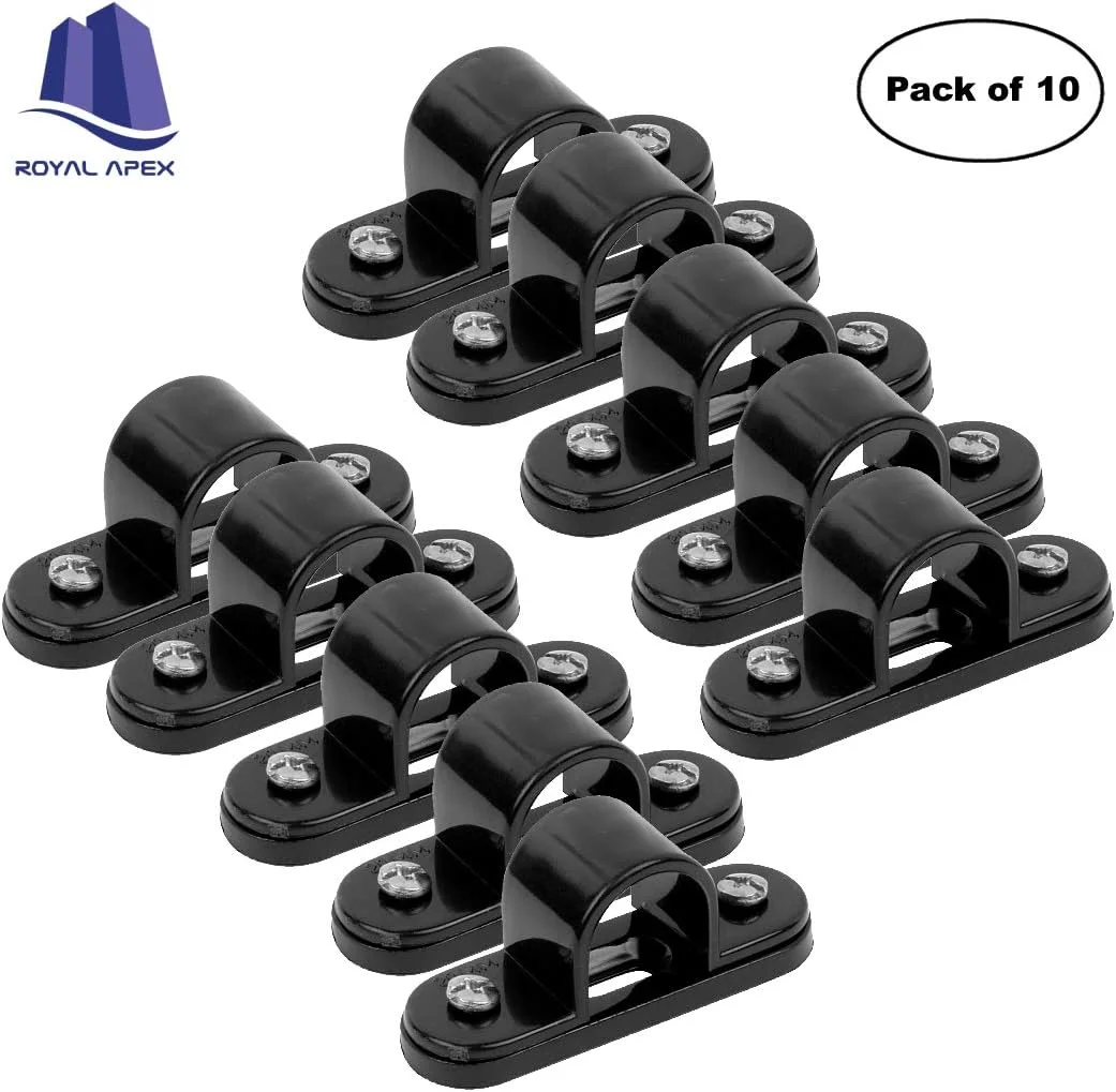 لوله و اتصالات پی وی سی رویال اپکس برای سیم کشی و کابل کشی برق داخلی و خارجی (بسته 10 عددی) (20 میلی متر، زین)