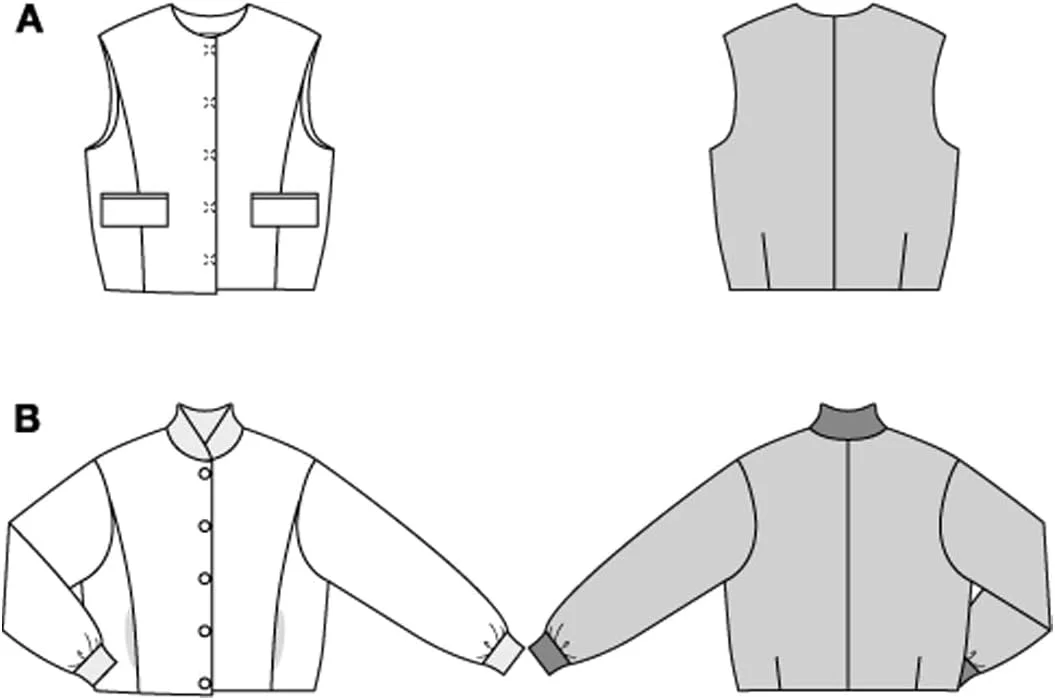 الگوی خیاطی بوردا استایل #5698 جلیقه زنانه با دکمه سایز 36-48