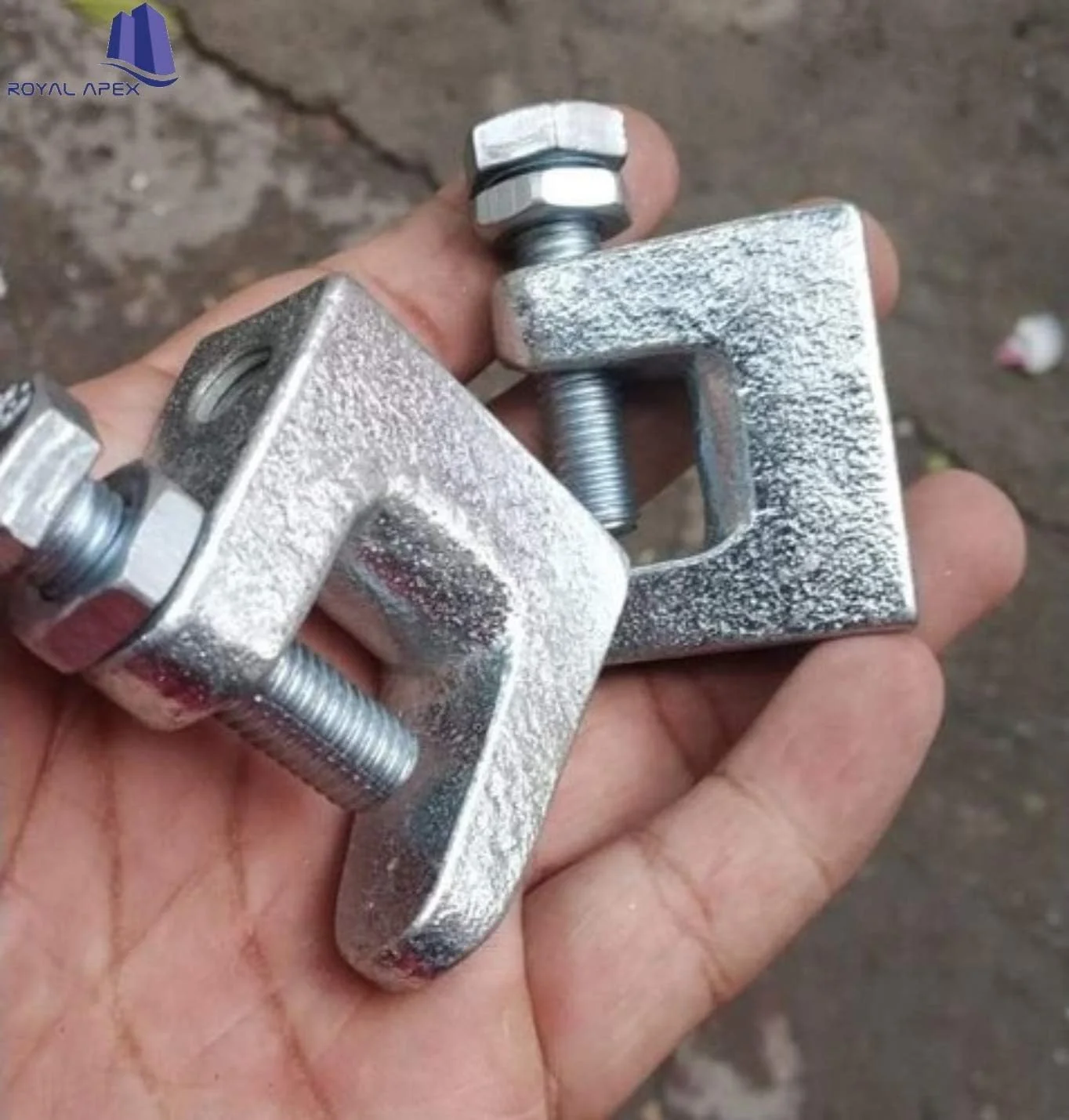 بست های تیرآهن گالوانیزه دهانه باز رویال اپکس - برای پشتیبانی از برق و لوله، HVAC، لوله کشی، سقف، روشنایی، چارچوب صنعتی و ساختمانی (2، 6 میلی متر)