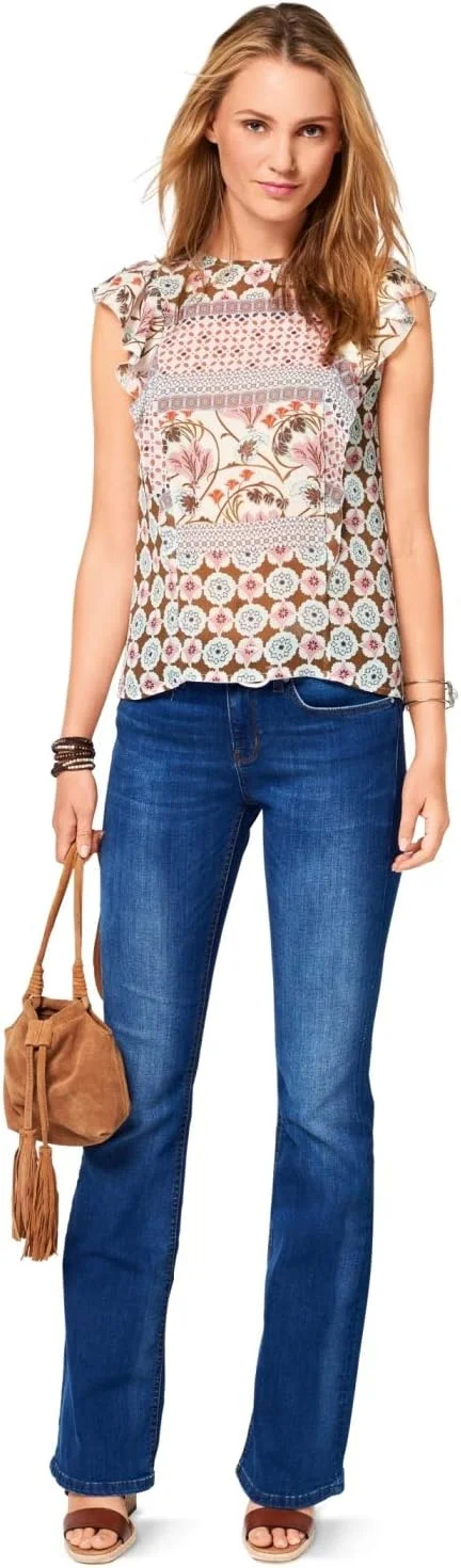 الگوی خیاطی بلوز و تاپ زنانه بردا 6525 با دوخت تقسیم کننده (سایز 36-46)، سطح 2 آسان الگوی خیاطی بلوز و تاپ زنانه بردا 6525 با دوخت تقسیم کننده (سایز 36-46)، سطح 2 آسان