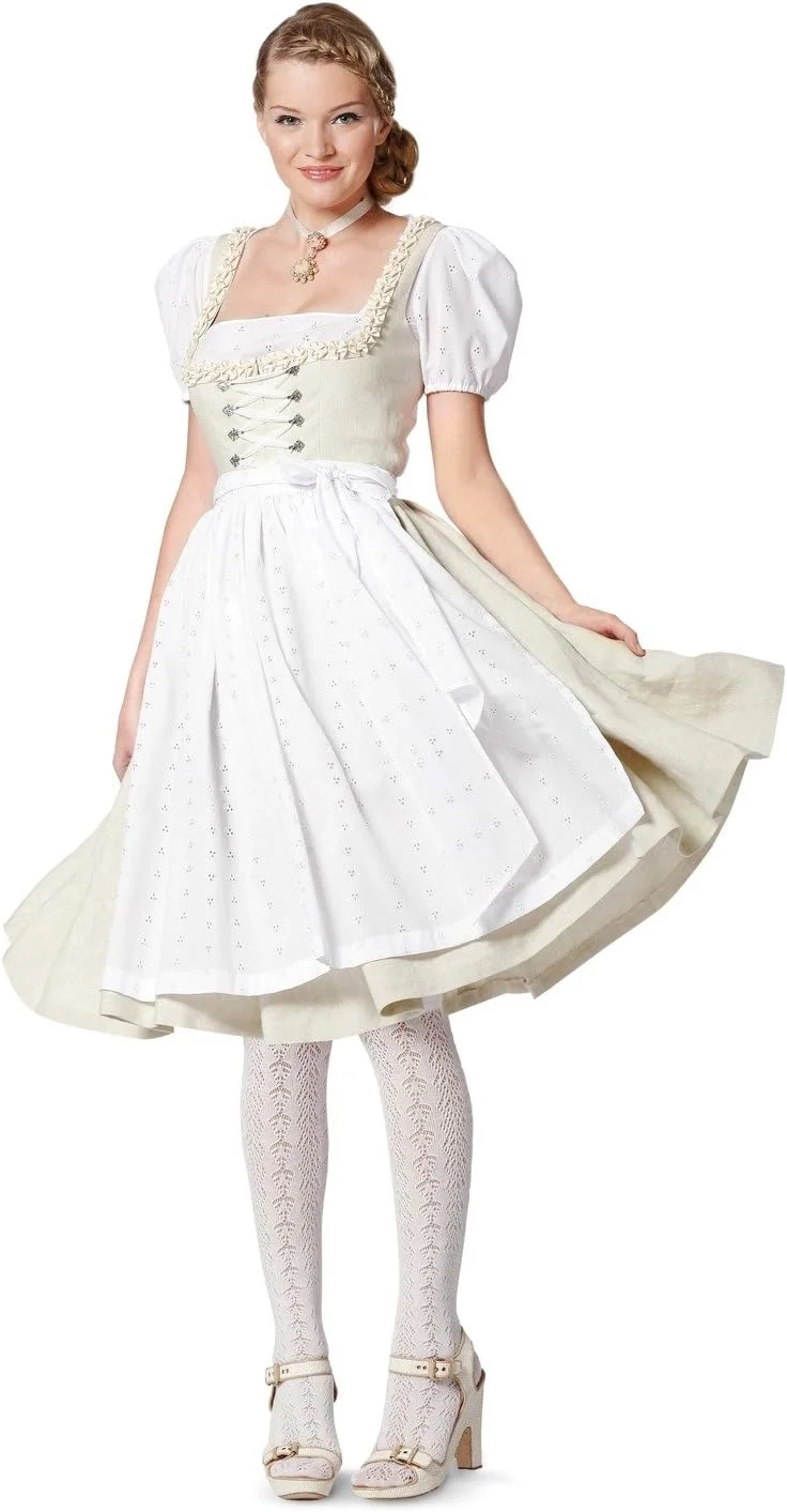 الگوی خیاطی بوردا 7057 - لباس محلی، جوان