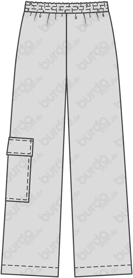 الگوی خیاطی بردا 6250 - شلوار [زنانه 6-16] برای خیاطی، ایده آل برای مبتدیان [L2]