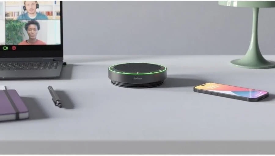 اسپیکرفون بلوتوث بی سیم Jabra Speak2 75 - اسپیکر قابل حمل با 4 میکروفون حذف نویز، بلندگوهای 65 میلی متری با برد کامل و صدای فوق العاده پهن باند - دارای گواهی Microsoft Teams - خاکستری تیره اسپیکرفون بلوتوث بی سیم Jabra Speak2 75 - اسپیکر قابل حمل با 4 میکروفون حذف نویز، بلندگوهای 65 میلی متری با برد کامل و صدای فوق العاده پهن باند - دارای گواهی Microsoft Teams - خاکستری تیره