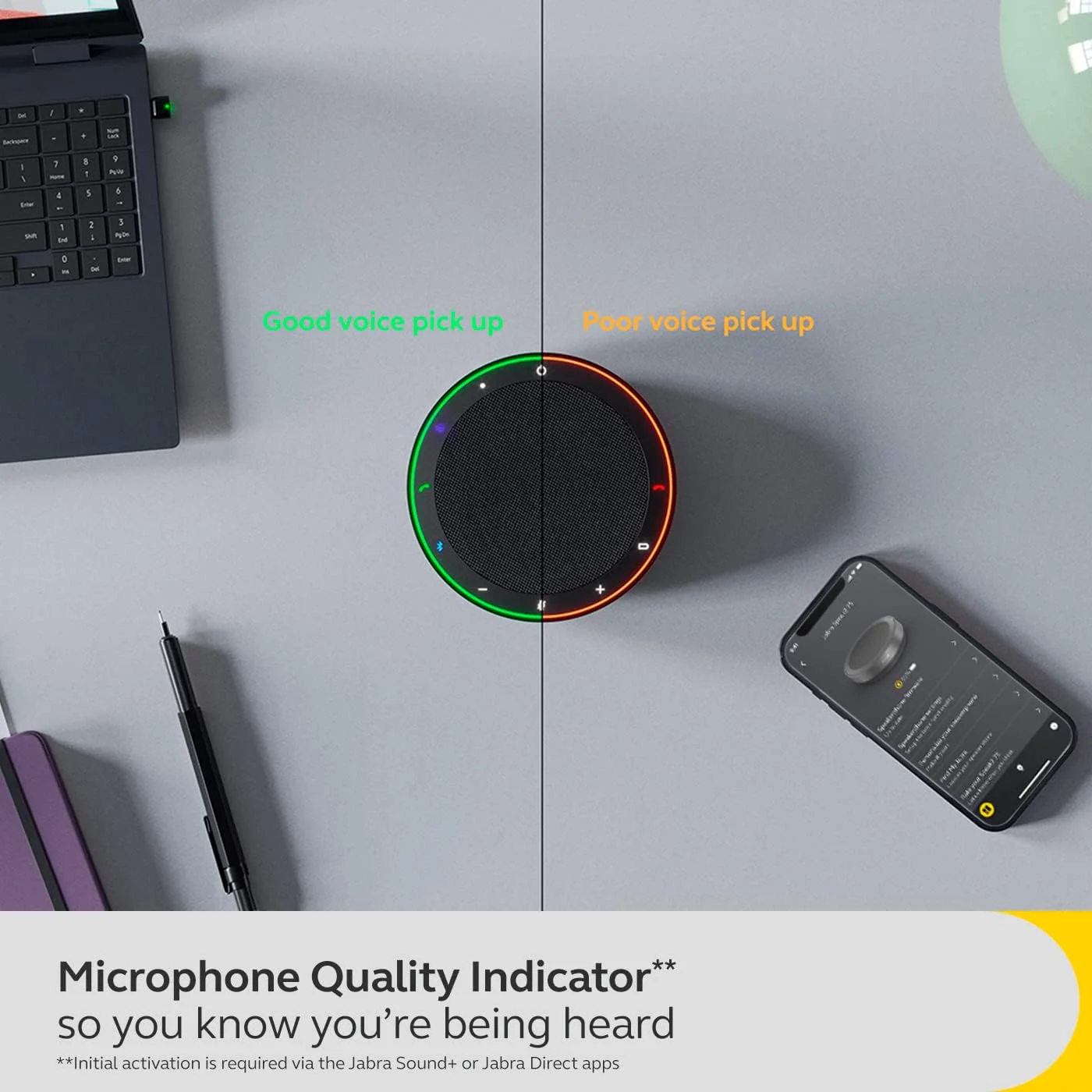 اسپیکرفون بلوتوث بی سیم Jabra Speak2 75 - اسپیکر قابل حمل با 4 میکروفون حذف نویز، بلندگوهای 65 میلی متری با برد کامل و صدای فوق العاده پهن باند - دارای گواهی Microsoft Teams - خاکستری تیره اسپیکرفون بلوتوث بی سیم Jabra Speak2 75 - اسپیکر قابل حمل با 4 میکروفون حذف نویز، بلندگوهای 65 میلی متری با برد کامل و صدای فوق العاده پهن باند - دارای گواهی Microsoft Teams - خاکستری تیره