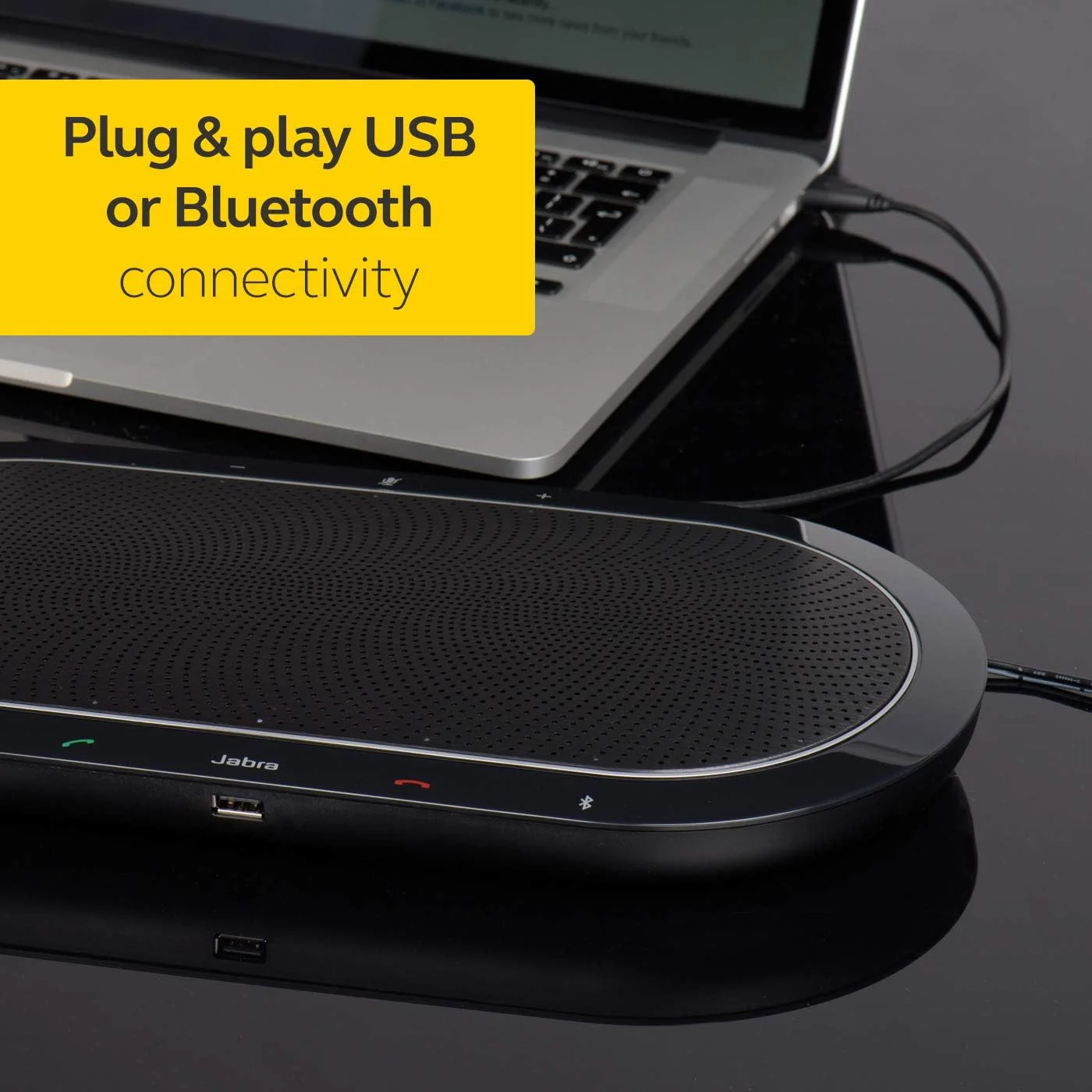 اسپیکرفون بلوتوث بی سیم Jabra Speak 810 MS - اسپیکر کنفرانس قابل حمل با صدای عالی برای تماس های کنفرانسی بزرگتر، راه اندازی سریع - دارای گواهی Microsoft Teams اسپیکرفون بلوتوث بی سیم Jabra Speak 810 MS - اسپیکر کنفرانس قابل حمل با صدای عالی برای تماس های کنفرانسی بزرگتر، راه اندازی سریع - دارای گواهی Microsoft Teams
