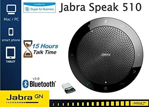 اسپیکر بلوتوث بی سیم 10 واتی جبرا Speak 510+ UC (مشکی) اسپیکر بلوتوث بی سیم 10 واتی جبرا Speak 510+ UC (مشکی)