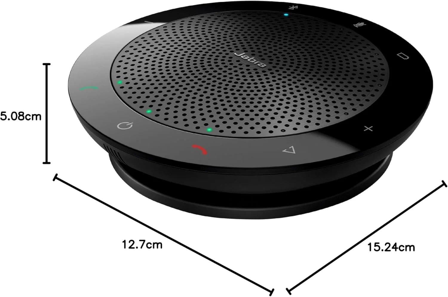 اسپیکرفون بلوتوث بی سیم جبرا Speak 510 UC - کیفیت صدای عالی، اسپیکر کنفرانس قابل حمل برای برگزاری جلسات در هر مکان - دارای گواهی Zoom و Google Meet اسپیکرفون بلوتوث بی سیم جبرا Speak 510 UC - کیفیت صدای عالی، اسپیکر کنفرانس قابل حمل برای برگزاری جلسات در هر مکان - دارای گواهی Zoom و Google Meet