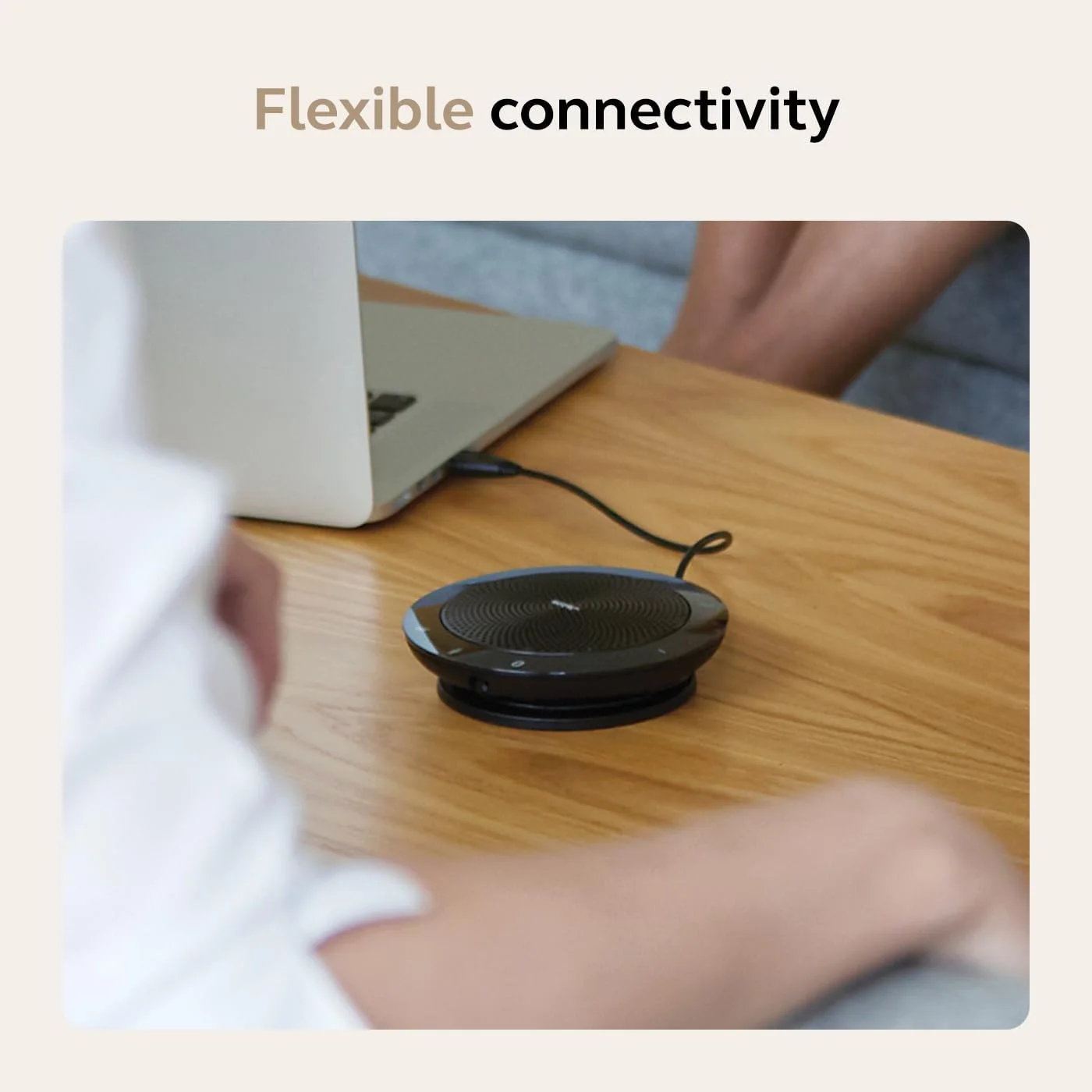 اسپیکر بلوتوثی بی سیم قابل حمل جبرا Speak 510 (نسخه 2025) با آداپتور USB Link 370 برای جلسات و تماس ها با صدای شفاف، سازگار با Microsoft Teams، مشکی اسپیکر بلوتوثی بی سیم قابل حمل جبرا Speak 510 (نسخه 2025) با آداپتور USB Link 370 برای جلسات و تماس ها با صدای شفاف، سازگار با Microsoft Teams، مشکی