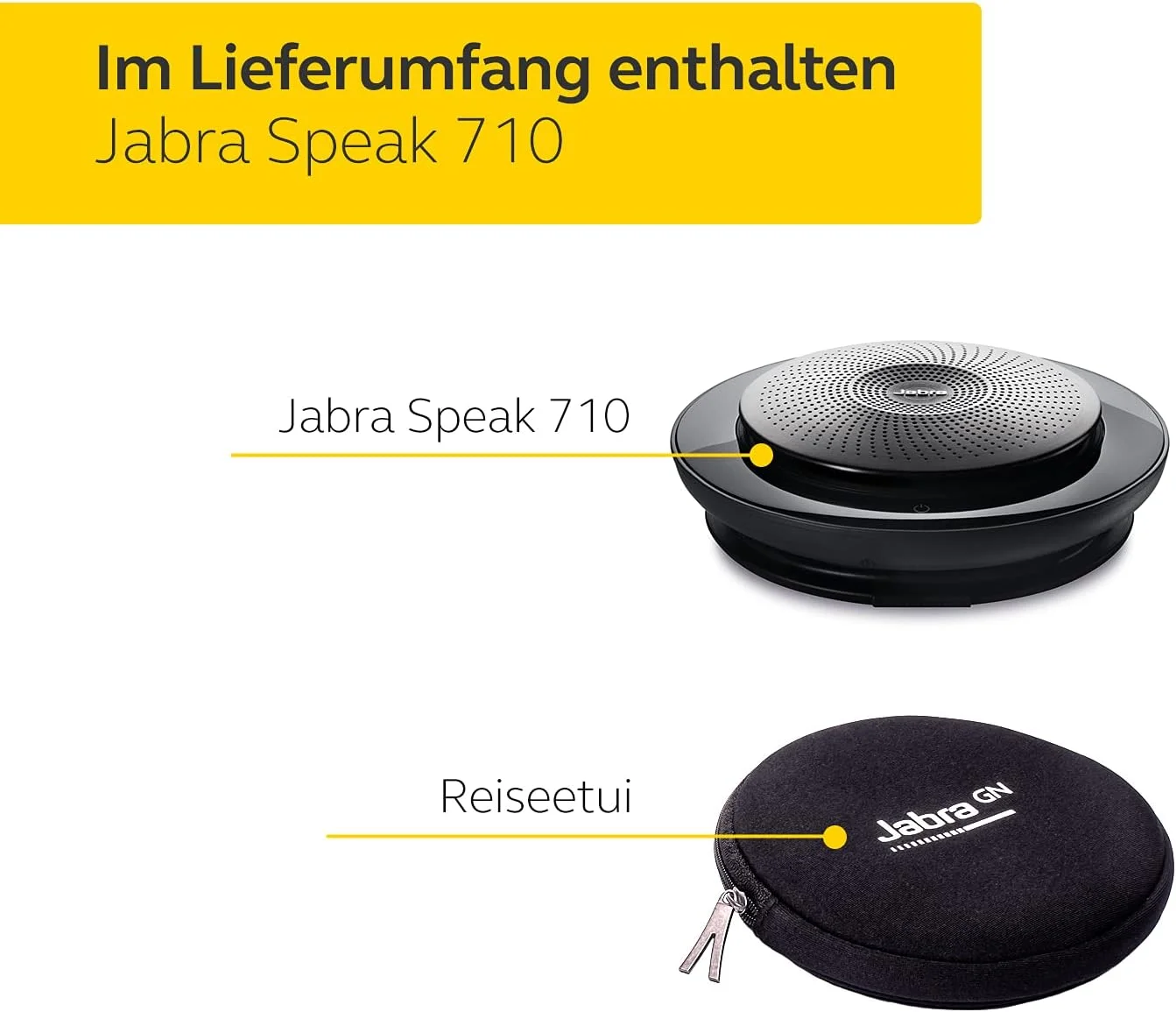 اسپیکر تلفنی جبرا Speak 710 - اسپیکر کنفرانس قابل حمل دارای گواهینامه ارتباطات یکپارچه با آداپتور بلوتوث و USB - اتصال به لپ تاپ، تلفن های هوشمند و تبلت اسپیکر تلفنی جبرا Speak 710 - اسپیکر کنفرانس قابل حمل دارای گواهینامه ارتباطات یکپارچه با آداپتور بلوتوث و USB - اتصال به لپ تاپ، تلفن های هوشمند و تبلت