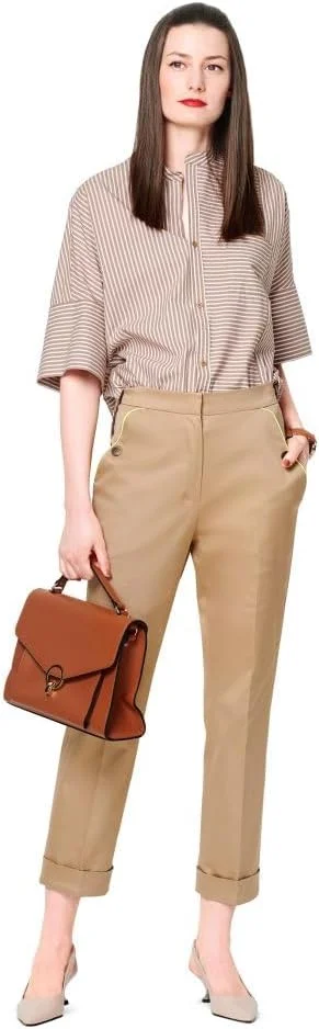 الگوی خیاطی شلوار کشی زنانه Burda Style، کد 6101، سایزهای 8-18، چند رنگ الگوی خیاطی شلوار کشی زنانه Burda Style، کد 6101، سایزهای 8-18، چند رنگ