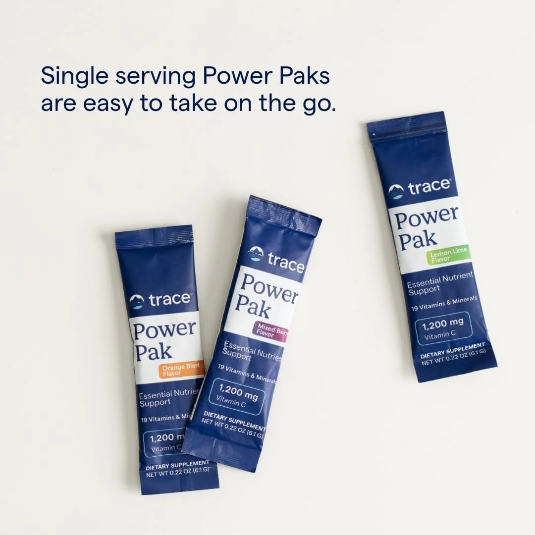 پودر الکترولیت آکای بری Trace Minerals PowerPak، بسته 30 عددی، 147 گرم پودر الکترولیت آکای بری Trace Minerals PowerPak، بسته 30 عددی، 147 گرم