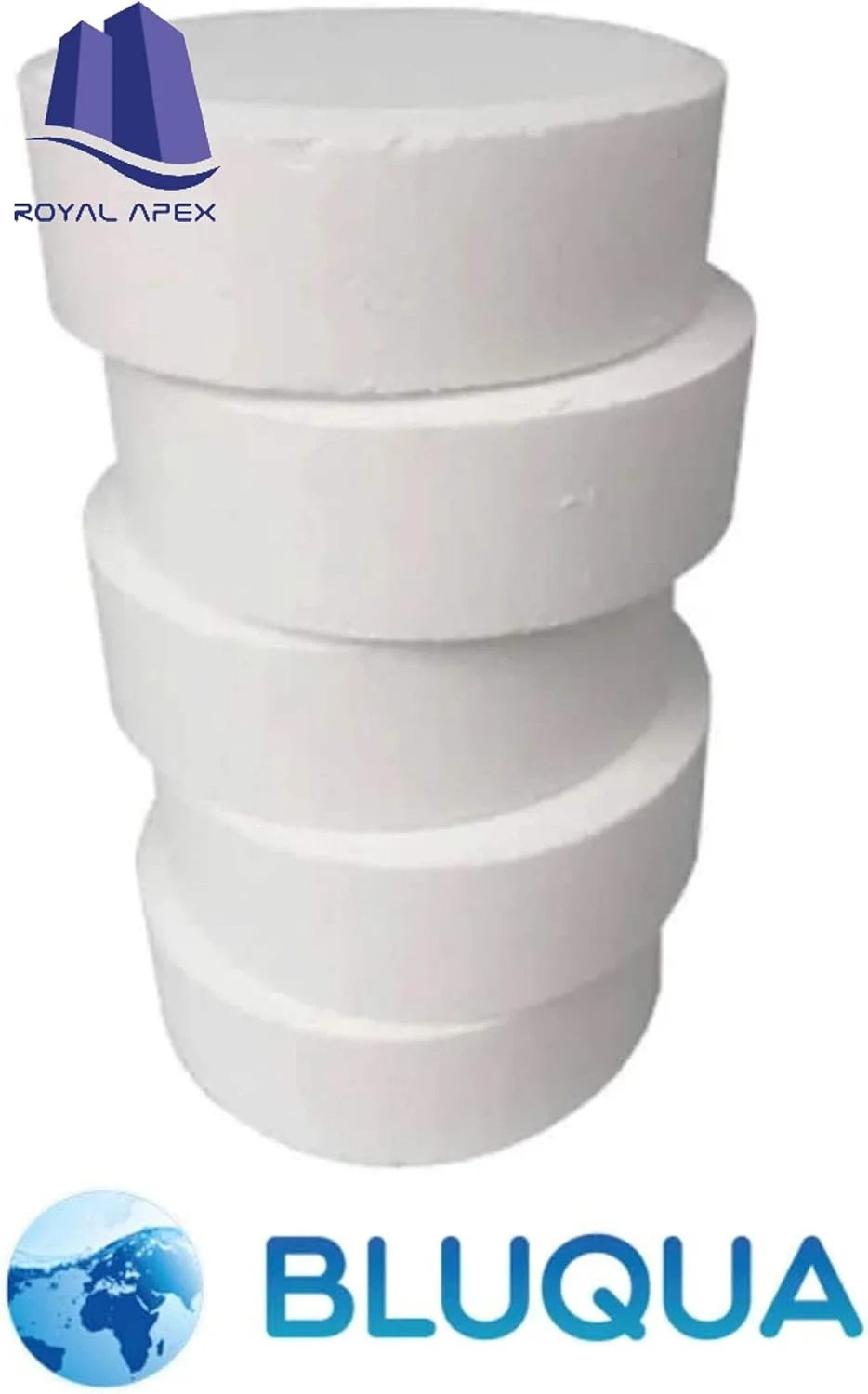 قرص کلر آهسته رهش رویال اپکس 1 کیلوگرمی، ضدعفونی کننده آب استخر و جکوزی، درمان باکتری و جلبک با محافظت در برابر نور خورشید/UV، TCCA 3 اینچ 200 گرمی 5 عدد، ساخت اتحادیه اروپا (بسته 3 عددی (15 قرص)) قرص کلر آهسته رهش رویال اپکس 1 کیلوگرمی، ضدعفونی کننده آب استخر و جکوزی، درمان باکتری و جلبک با محافظت در برابر نور خورشید/UV، TCCA 3 اینچ 200 گرمی 5 عدد، ساخت اتحادیه اروپا (بسته 3 عددی (15 قرص))