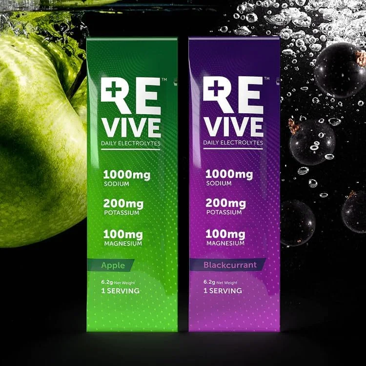 الکترولیت روزانه REVIVE با طعم سیب و مویز سیاه
