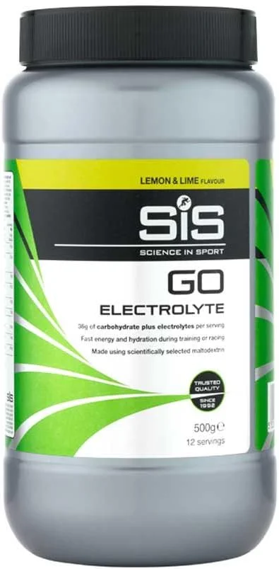 پودر الکترولیت Science In Sport GO | 200 میلی گرم سدیم | 36 گرم کربوهیدرات | آبرسانی | انرژی | هضم آسان | طعم انگور سیاه | 12 وعده | 500 گرم