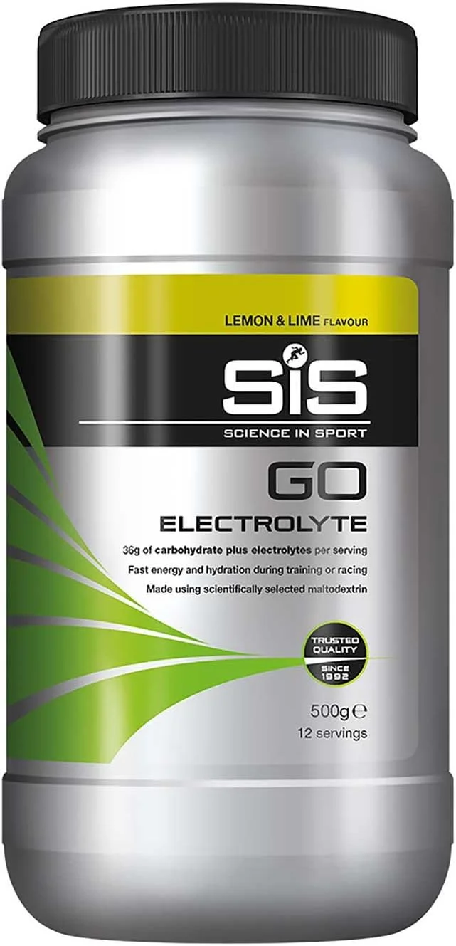پودر الکترولیت Science In Sport GO | 200 میلی گرم سدیم | 36 گرم کربوهیدرات | آبرسانی | انرژی | هضم آسان | طعم انگور سیاه | 12 وعده | 500 گرم