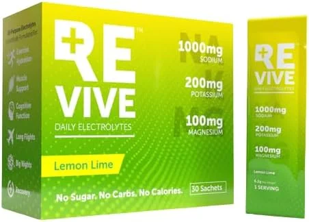 الکترولیت روزانه REVIVE با طعم لیمو و لیمو ترش
