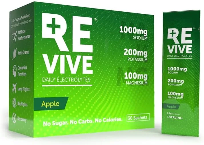 الکترولیت روزانه REVIVE با طعم سیب - بسته 30 عددی الکترولیت روزانه REVIVE با طعم سیب - بسته 30 عددی
