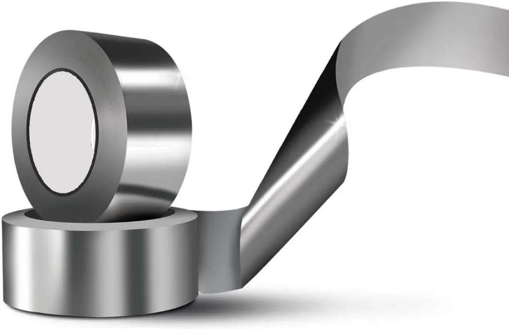 نوار چسب عایق فویل آلومینیومی قوی چند منظوره رویال اپکس برای نشتی سقف، ترک سطح، شکاف طاقچه پنجره، پارگی لوله، آب بندی قایق و غیره… (2 اینچ - بسته 2 عددی، نوار آلومینیومی)