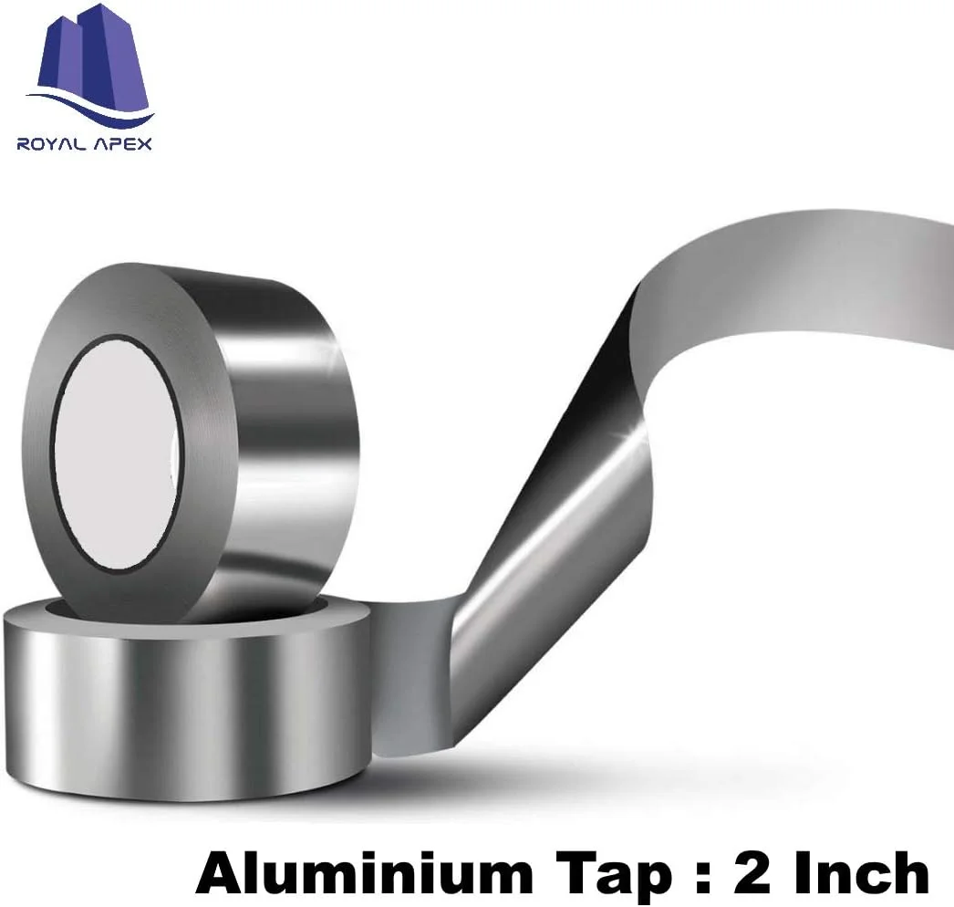 نوار چسب عایق فویل آلومینیومی قوی چند منظوره رویال اپکس برای نشتی سقف، ترک سطح، شکاف طاقچه پنجره، پارگی لوله، آب بندی قایق و غیره… (2 اینچ - بسته 2 عددی، نوار آلومینیومی) نوار چسب عایق فویل آلومینیومی قوی چند منظوره رویال اپکس برای نشتی سقف، ترک سطح، شکاف طاقچه پنجره، پارگی لوله، آب بندی قایق و غیره… (2 اینچ - بسته 2 عددی، نوار آلومینیومی)