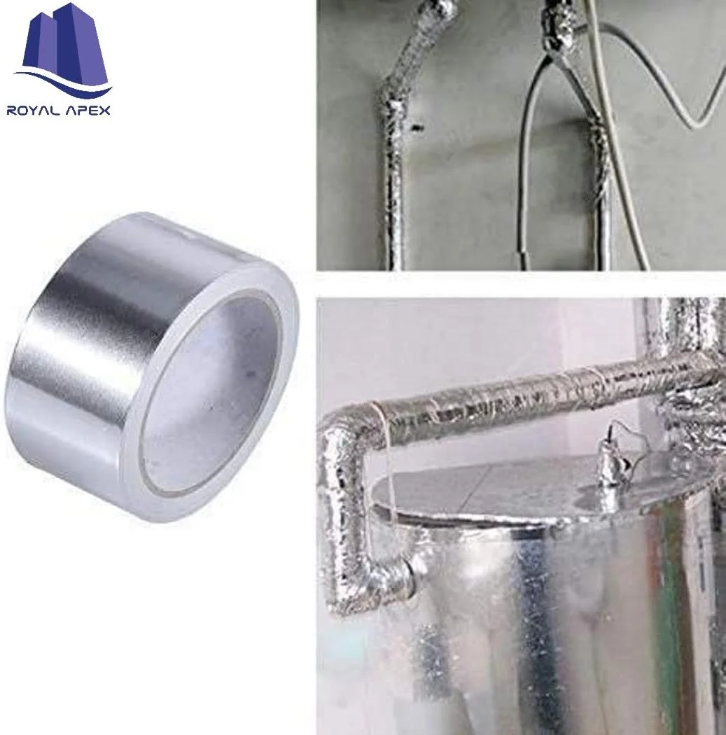 نوار چسب عایق فویل آلومینیومی قوی چند منظوره رویال اپکس برای نشتی سقف، ترک سطح، شکاف طاقچه پنجره، پارگی لوله، آب بندی قایق و غیره… (2 اینچ - بسته 2 عددی، نوار آلومینیومی) نوار چسب عایق فویل آلومینیومی قوی چند منظوره رویال اپکس برای نشتی سقف، ترک سطح، شکاف طاقچه پنجره، پارگی لوله، آب بندی قایق و غیره… (2 اینچ - بسته 2 عددی، نوار آلومینیومی)