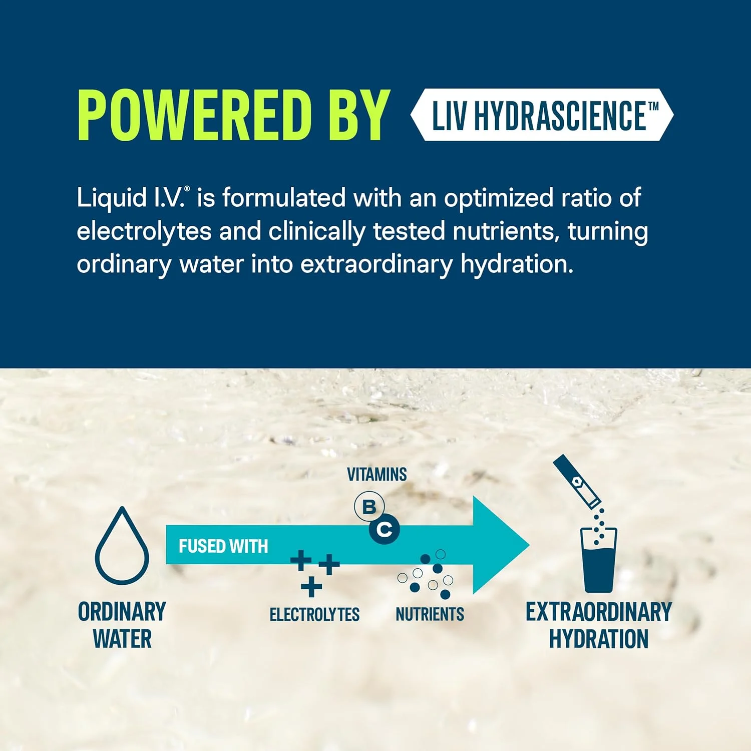 مخلوط پودر نوشیدنی الکترولیتی Liquid I.V.® Hydration Multiplier +Immune Support - طعم توت وحشی | 1 بسته (14 سروینگ) مخلوط پودر نوشیدنی الکترولیتی Liquid I.V.® Hydration Multiplier +Immune Support - طعم توت وحشی | 1 بسته (14 سروینگ)