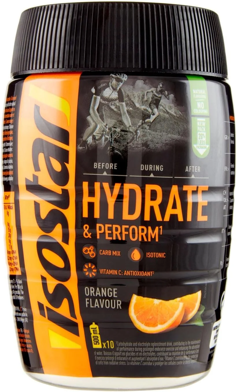 پودر نوشیدنی ایزوتونیک لیمو HYDRATE & PERFORM ایزوستاد با الکترولیت ها و کربوهیدرات های منتخب، ایده آل برای ورزش و تمرینات طولانی، 400 گرم پودر نوشیدنی ایزوتونیک لیمو HYDRATE & PERFORM ایزوستاد با الکترولیت ها و کربوهیدرات های منتخب، ایده آل برای ورزش و تمرینات طولانی، 400 گرم