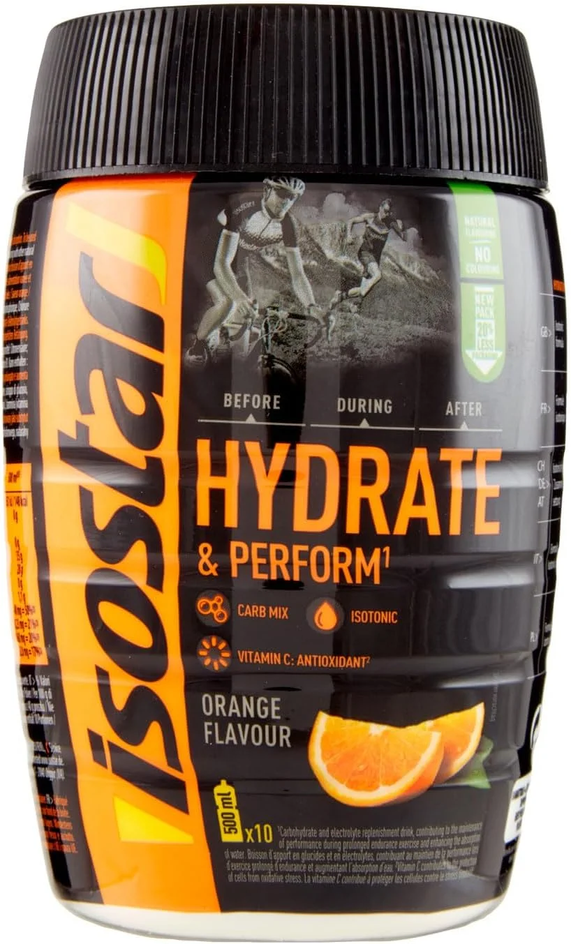 پودر نوشیدنی ایزوتونیک لیمو HYDRATE & PERFORM ایزوستاد با الکترولیت ها و کربوهیدرات های منتخب، ایده آل برای ورزش و تمرینات طولانی، 400 گرم پودر نوشیدنی ایزوتونیک لیمو HYDRATE & PERFORM ایزوستاد با الکترولیت ها و کربوهیدرات های منتخب، ایده آل برای ورزش و تمرینات طولانی، 400 گرم