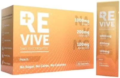 الکترولیت روزانه احیا GET REVIVE با طعم هلو - بسته 30 عددی