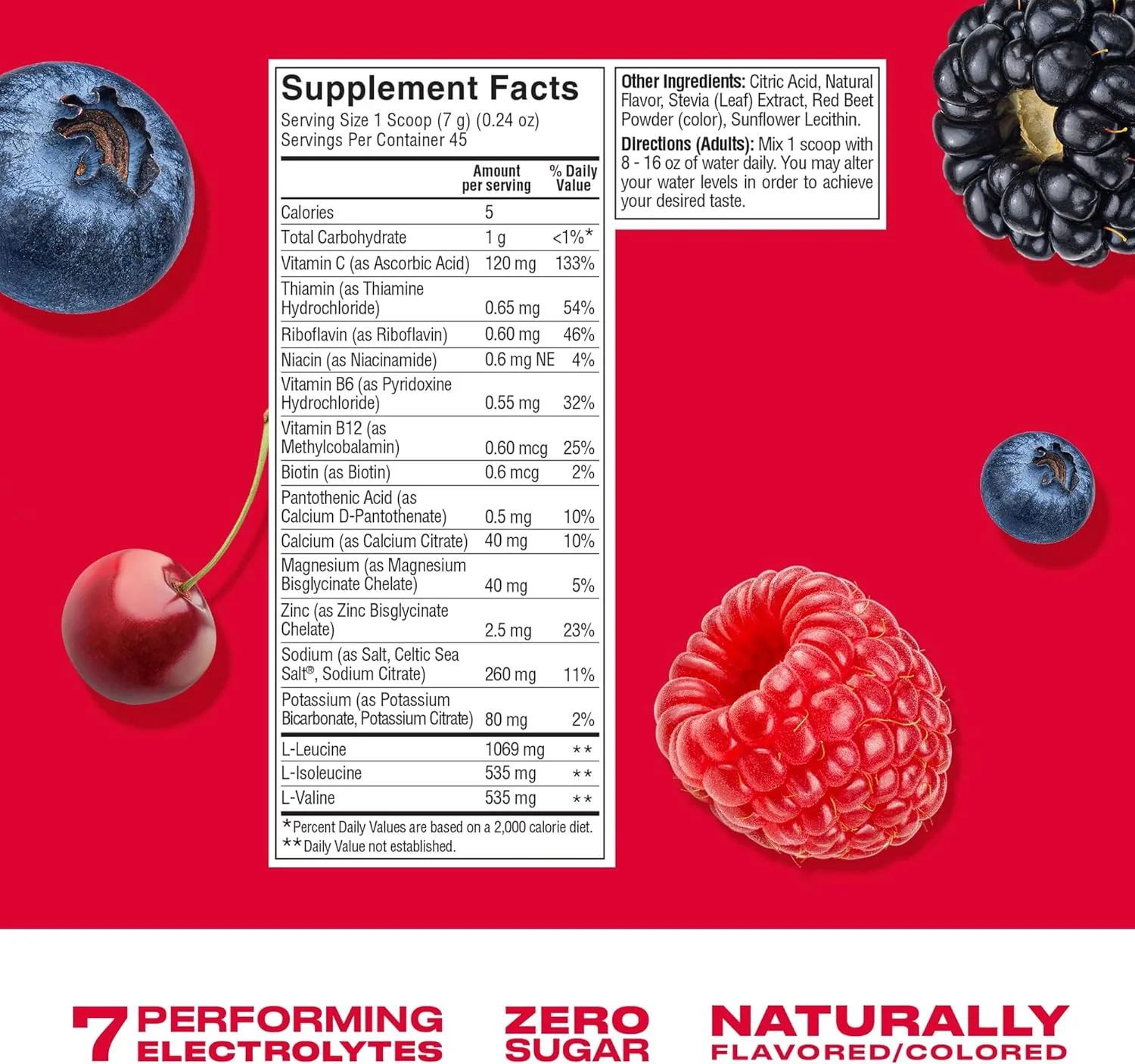 مخلوط الکترولیت آبرسان Cwench + BCAA - Berry Crush 10 عدد | دارای گواهینامه NSF | بدون شکر افزوده | بدون شیرین کننده های مصنوعی | الکترولیت های ممتاز | جعبه 10 عددی استیک 7 گرمی مخلوط الکترولیت آبرسان Cwench + BCAA - Berry Crush 10 عدد | دارای گواهینامه NSF | بدون شکر افزوده | بدون شیرین کننده های مصنوعی | الکترولیت های ممتاز | جعبه 10 عددی استیک 7 گرمی