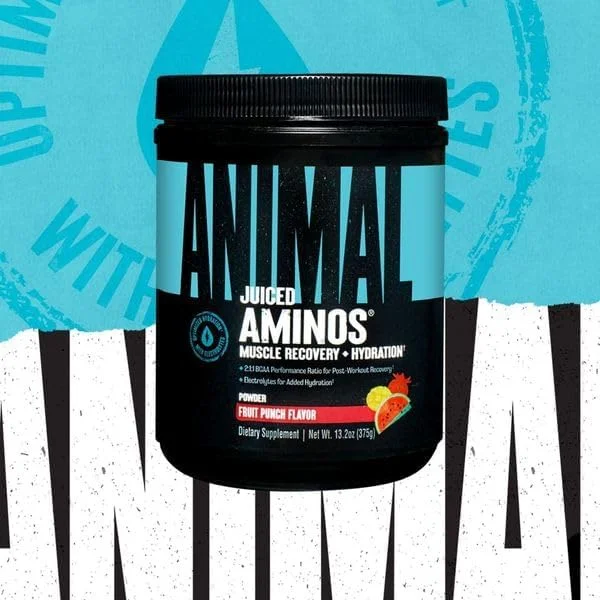 آمینو اسیدهای آبمیوه ای Animal - ماتریکس BCAA/EAA به همراه آبرسانی با الکترولیت ها و نمک دریا، ریکاوری در هر زمان و بهبود عملکرد - 30 سروینگ آمینو اسیدهای آبمیوه ای Animal - ماتریکس BCAA/EAA به همراه آبرسانی با الکترولیت ها و نمک دریا، ریکاوری در هر زمان و بهبود عملکرد - 30 سروینگ