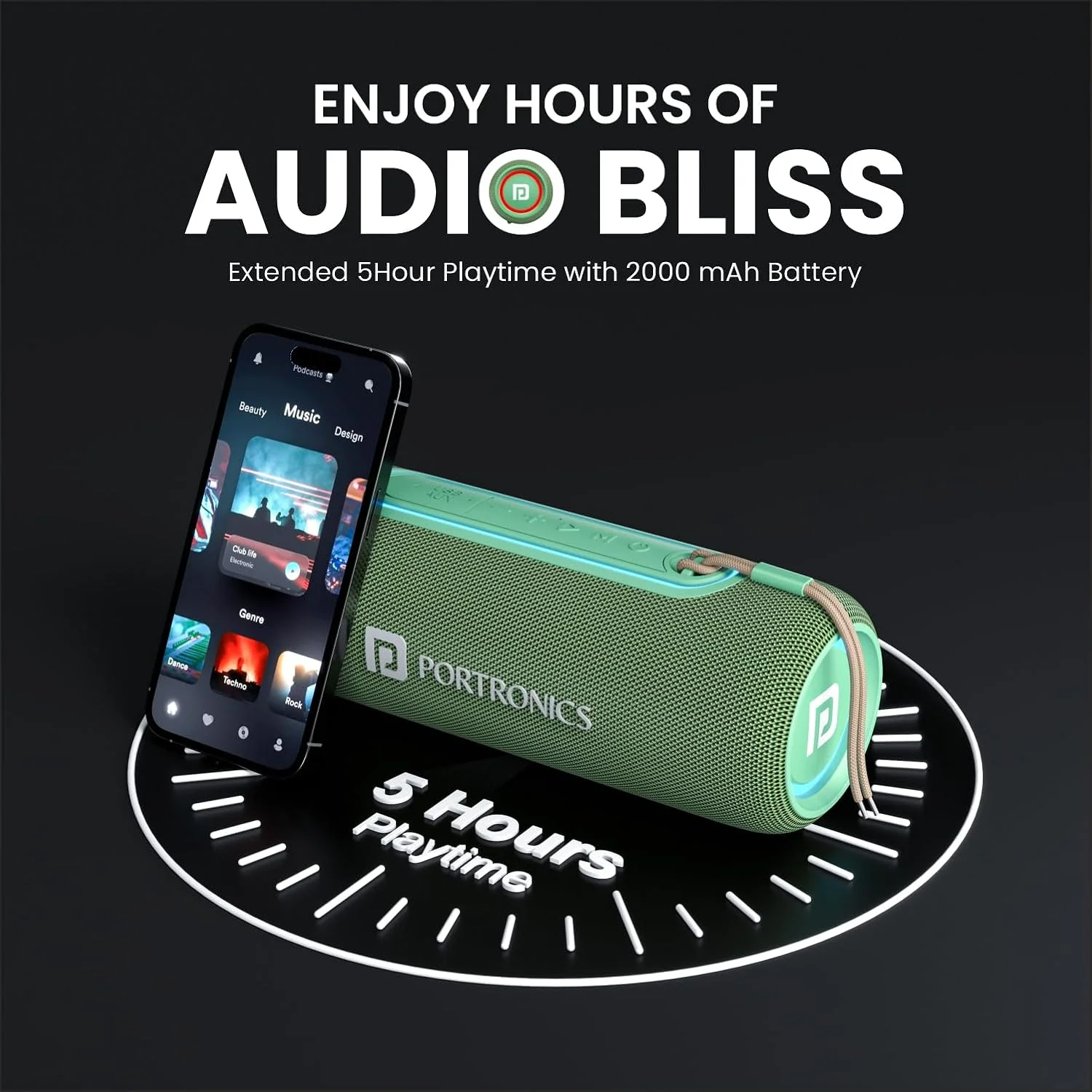 اسپیکر Resound 2 از Portronics اسپیکر Resound 2 از Portronics