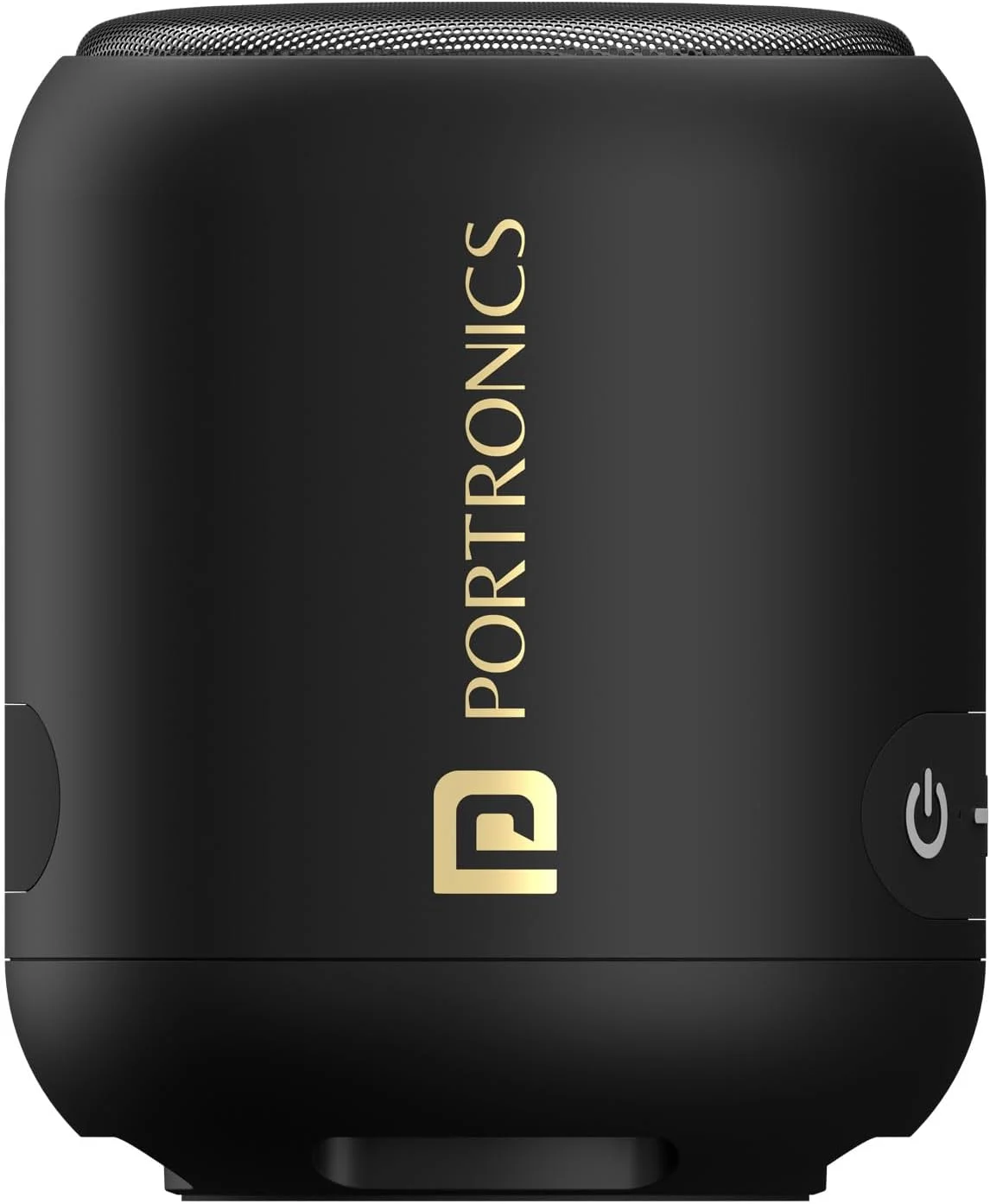 اسپیکر بلوتوثی قابل حمل 10 واتی Portronics SoundDrum 1 TWS با بیس قدرتمند، همراه با کابل شارژ Type C (مشکی)