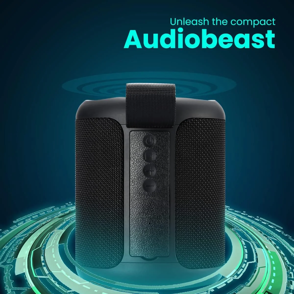 اسپیکر بلوتوثی قابل حمل 20 واتی پورتronics SoundDrum P با 6-7 ساعت زمان پخش، تماس هندزفری، درگاه USB، درگاه Aux-in، شارژ Type C (مشکی) اسپیکر بلوتوثی قابل حمل 20 واتی پورتronics SoundDrum P با 6-7 ساعت زمان پخش، تماس هندزفری، درگاه USB، درگاه Aux-in، شارژ Type C (مشکی)