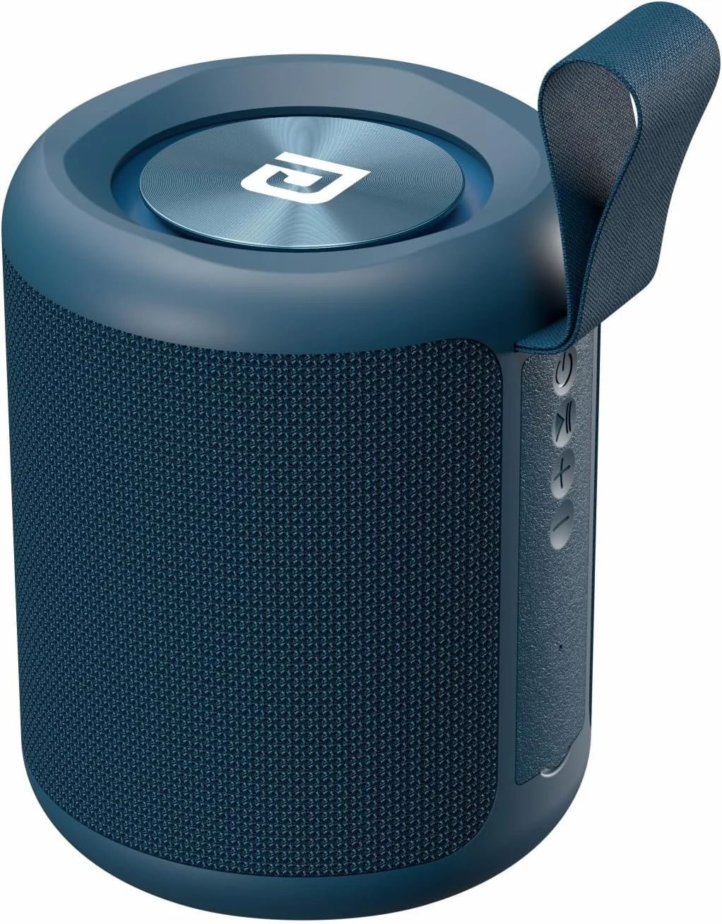 اسپیکر بلوتوثی قابل حمل 20 واتی پورتronics SoundDrum P با 6-7 ساعت زمان پخش، تماس هندزفری، درگاه USB، درگاه Aux-in، شارژ Type C (آبی)