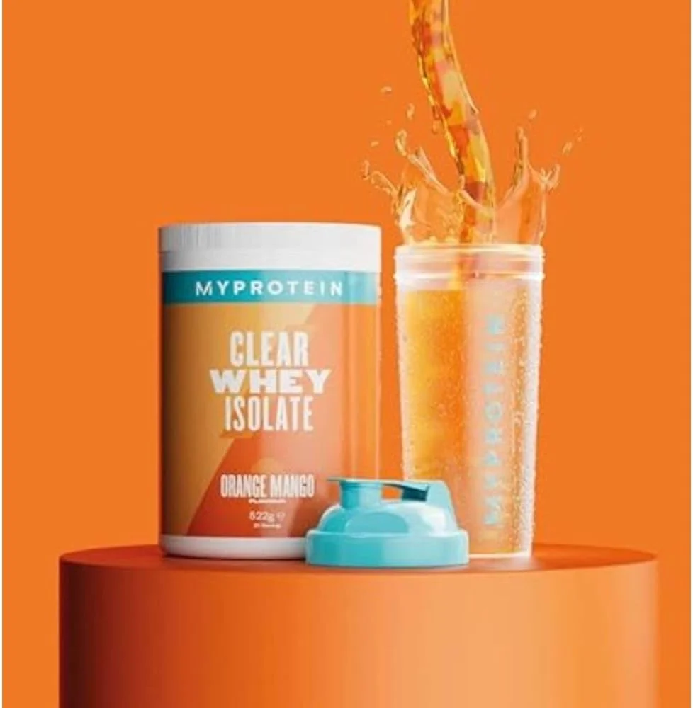 Myprotein Clear Whey Isolate با طعم پرتقال و انبه، 522 گرم Myprotein Clear Whey Isolate با طعم پرتقال و انبه، 522 گرم