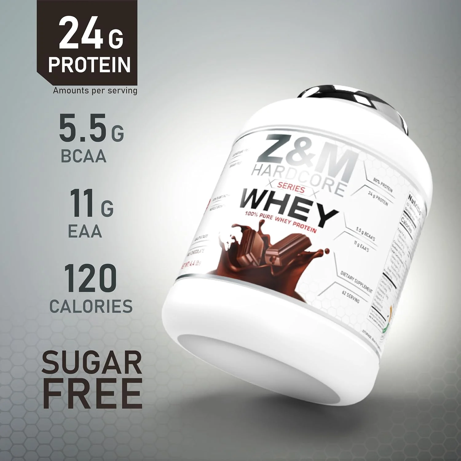 پروتئین وی شکلات شیری Z&M هاردکور پروتئین وی شکلات شیری Z&M هاردکور