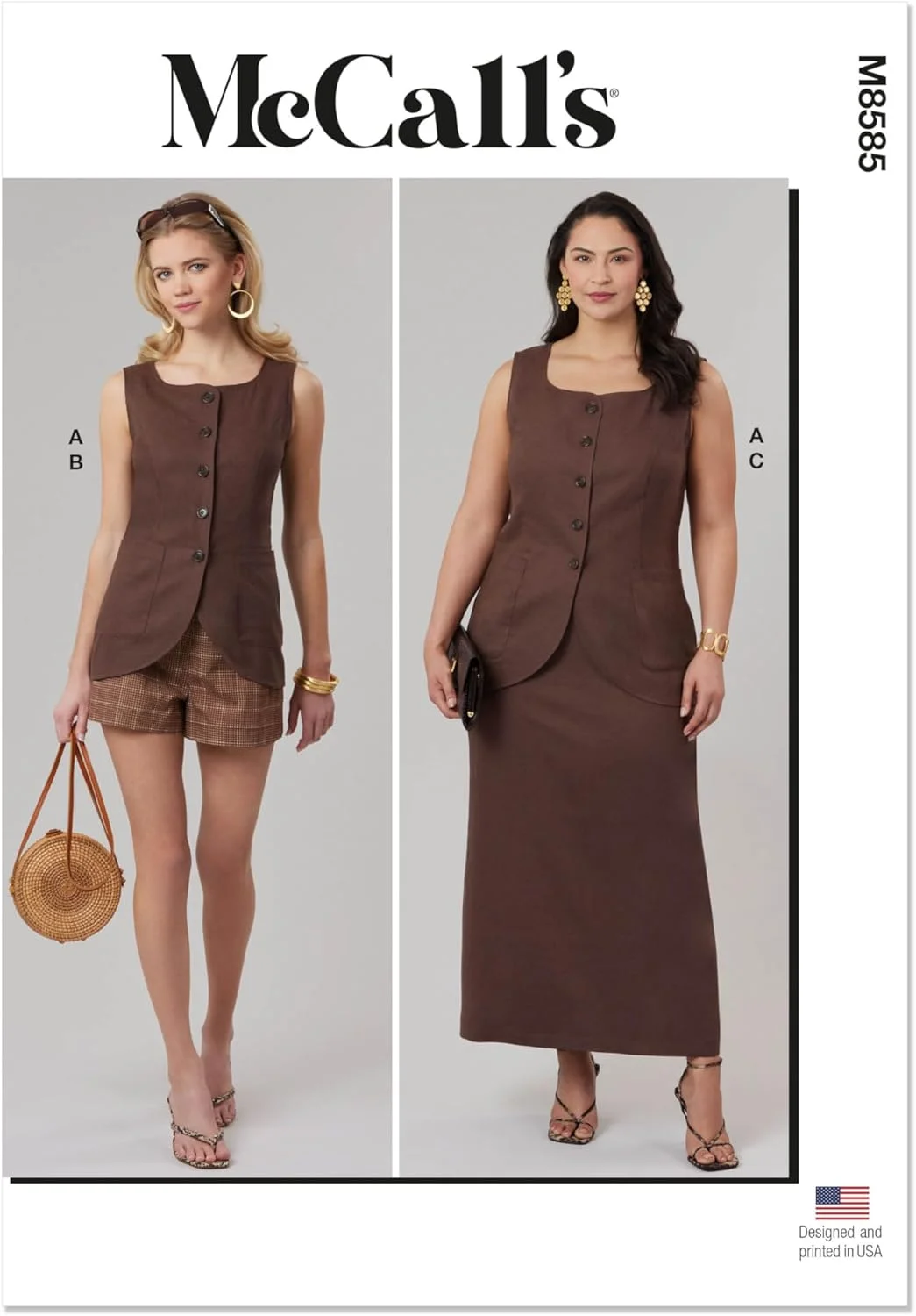 الگوی خیاطی لباس ورزشی مک کالز، چند رنگ