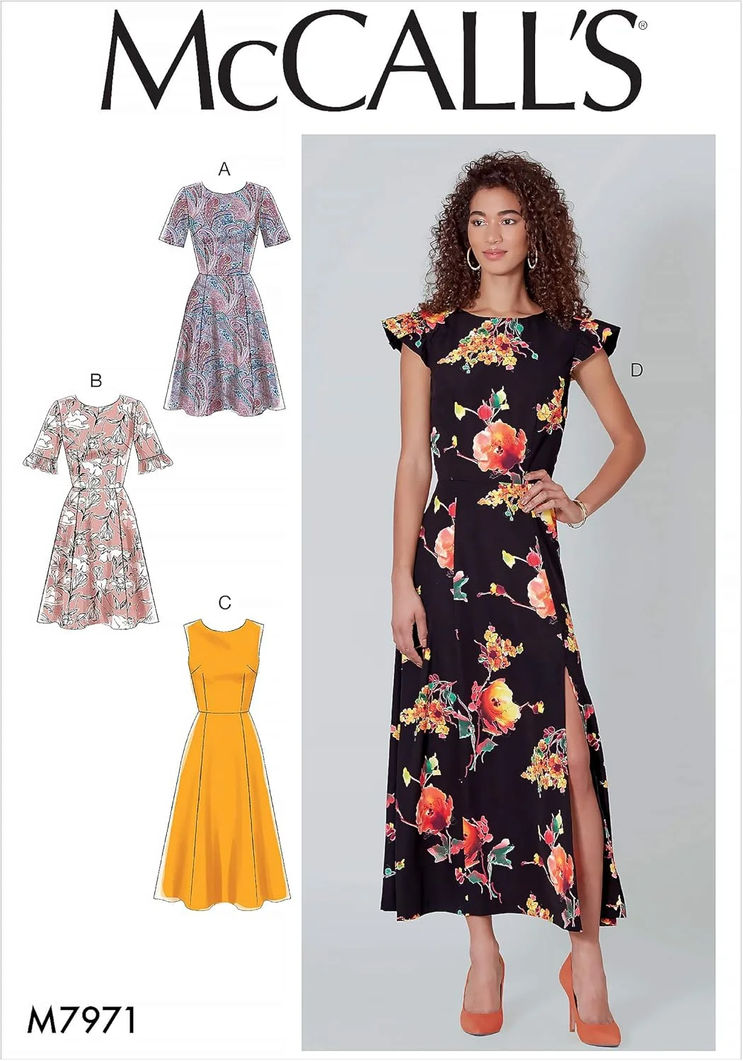 الگوی خیاطی McCall's M7971، الگو، کاغذ، سفید، متنوع