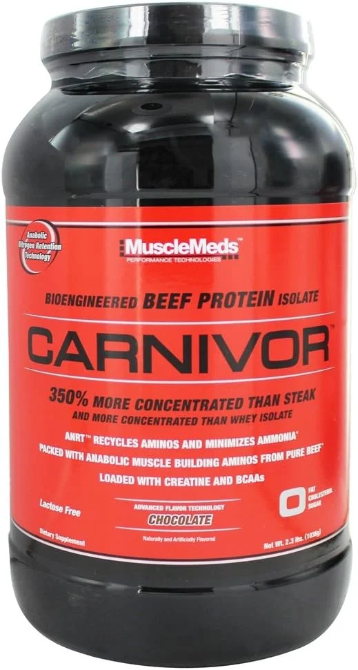 پروتئین ایزوله گوشت گاو MuscleMeds Carnivor (شکلاتی، 2.25 پوند)